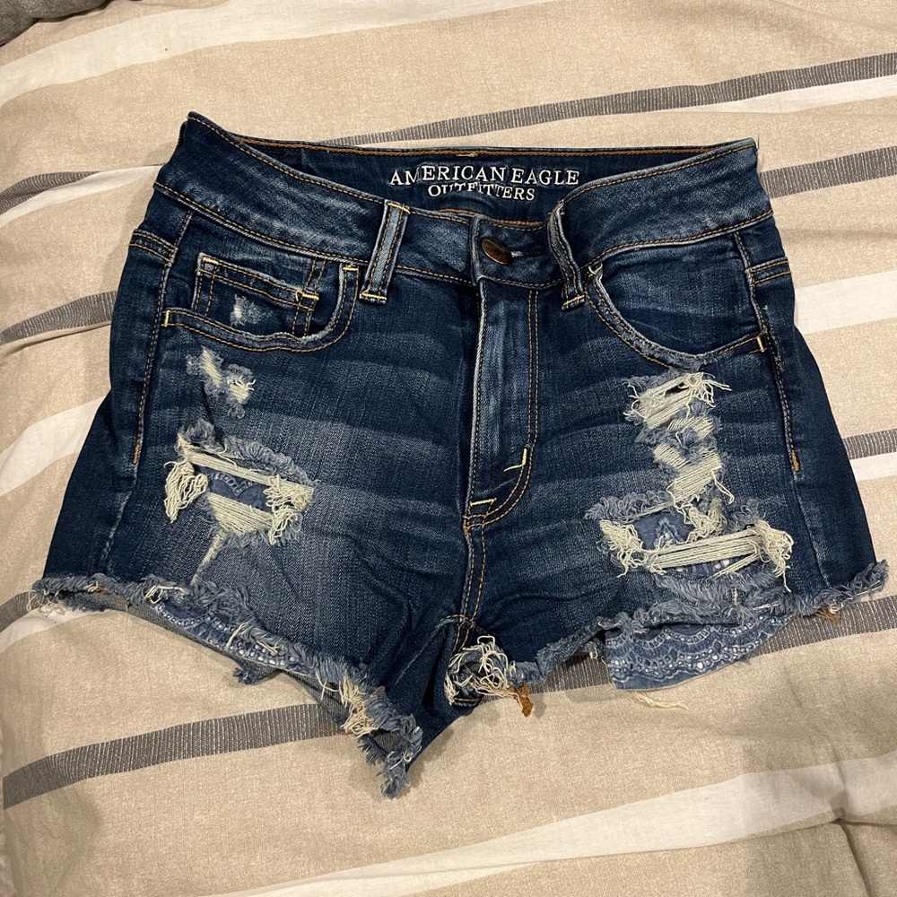 American Eagle Super Stretch Denim Shorts
